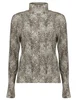 Geisha T-shirt col AOP 22884-60