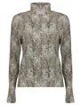 Geisha T-shirt col AOP 22884-60