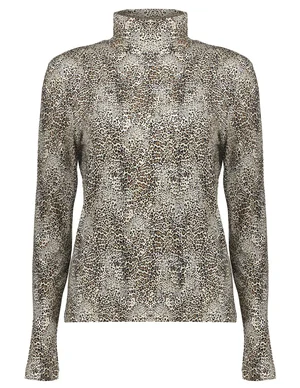 Geisha T-shirt col AOP 22884-60