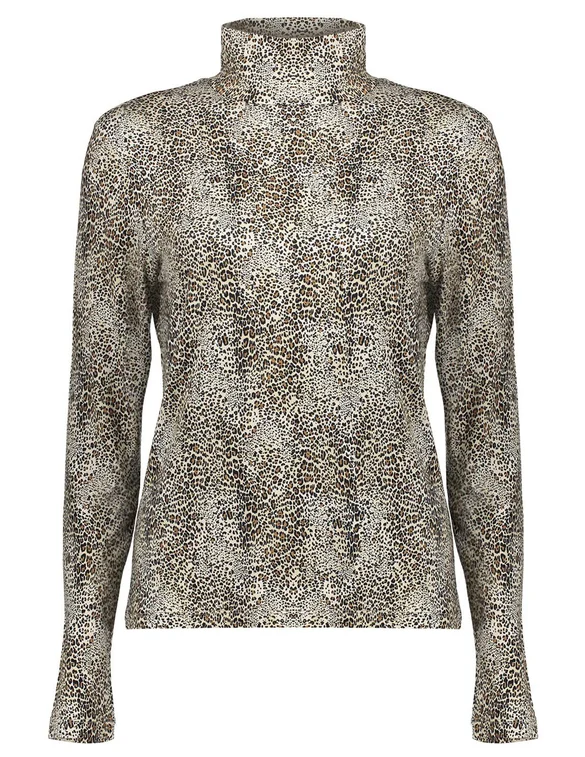 Geisha T-shirt col AOP 22884-60