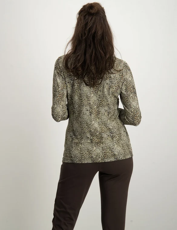 Geisha T-shirt col AOP 22884-60