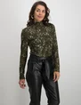 Geisha T-shirt col AOP L/S 22526-60