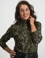 Geisha T-shirt col AOP L/S 22526-60