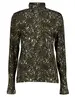 Geisha T-shirt col AOP L/S 22526-60