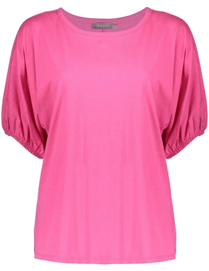Geisha T-shirt elastic cuffs 52415-41
