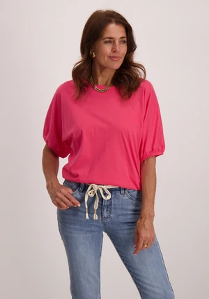 Geisha T-shirt elastic cuffs 52415-41