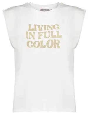 Geisha T-shirt 'gold glitter' 32340-24