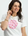 Geisha T-shirt heart letters 32134-24