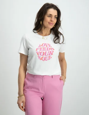Geisha T-shirt heart letters 32134-24