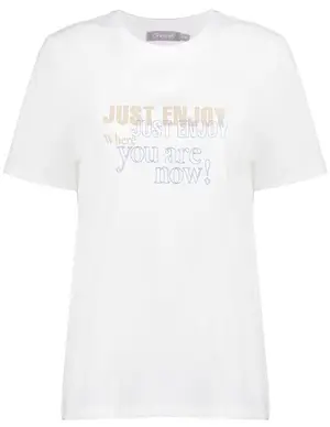 Geisha T-shirt s/s just enjoy 32439-41
