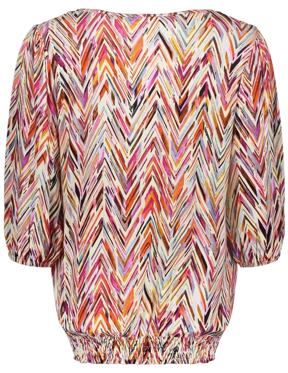 Geisha T-shirt smock jersey AOP 52449-60 ELLA