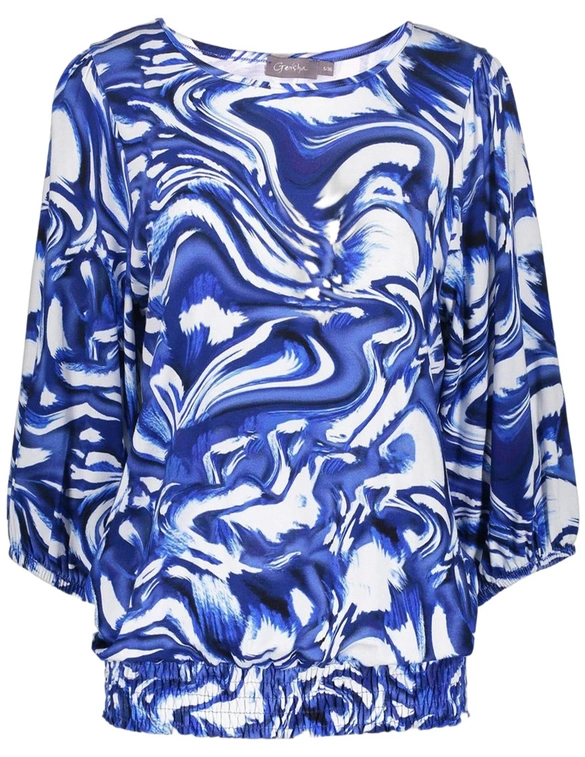 Geisha T-shirt smock jersey AOP 52449-60 ELLA