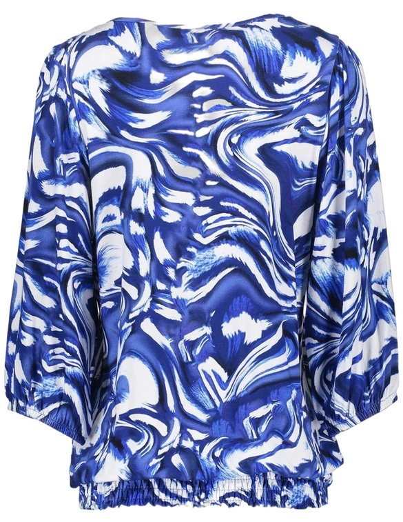 Geisha T-shirt smock jersey AOP 52449-60 ELLA