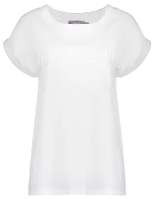 Geisha T-shirt ton sur ton embroidery 32440-41