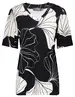 Geisha T-shirt V-neck AOP 32401-60 JAZZ