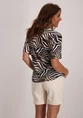 Geisha T-shirt v-neck jersey AOP 52445-60 JAZZ