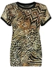 Geisha T-shirt with rib jersey AOP 52447-60 SARAH