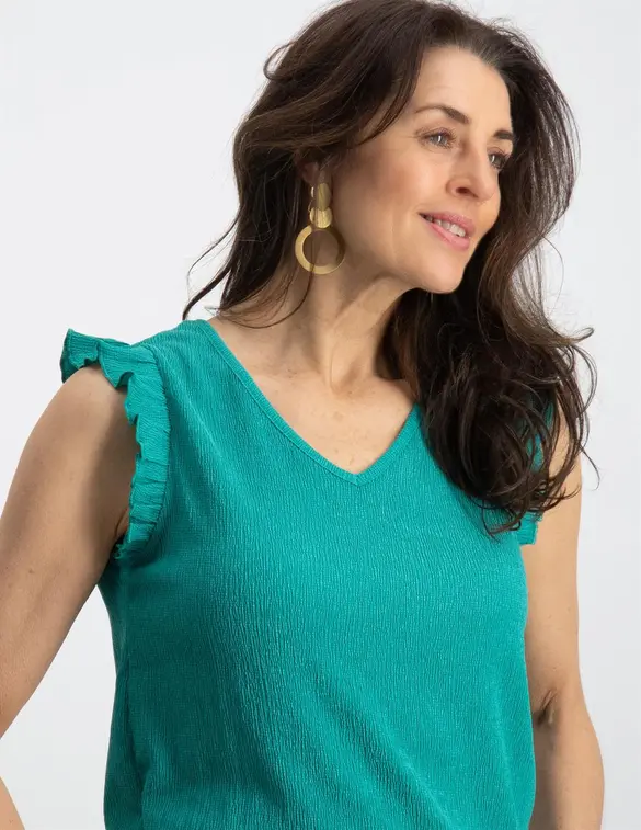 Geisha Top crincle & bow at back 32333-24