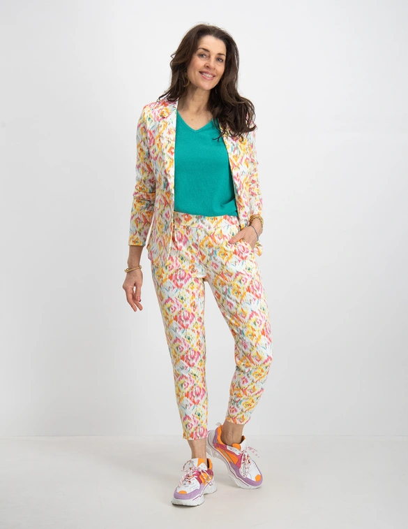 Geisha Top crincle & bow at back 32333-24