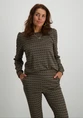 Geisha Top jacquard 2-tone 42525-70