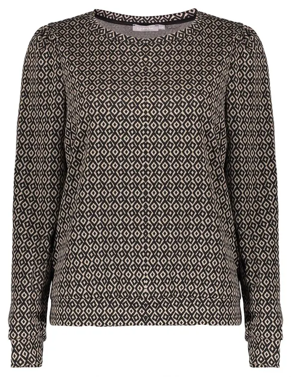 Geisha Top jacquard 2-tone 42525-70