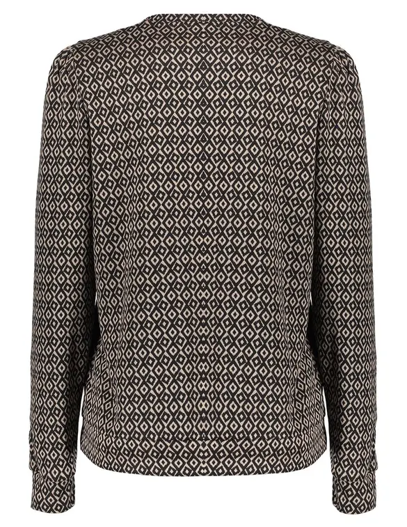 Geisha Top jacquard 2-tone 42525-70