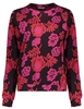 Geisha Top jacquard flowers 43890-70