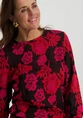 Geisha Top jacquard flowers 43890-70
