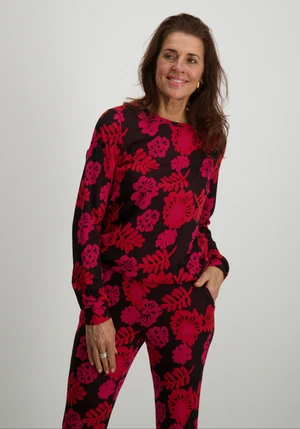 Geisha Top jacquard flowers 43890-70