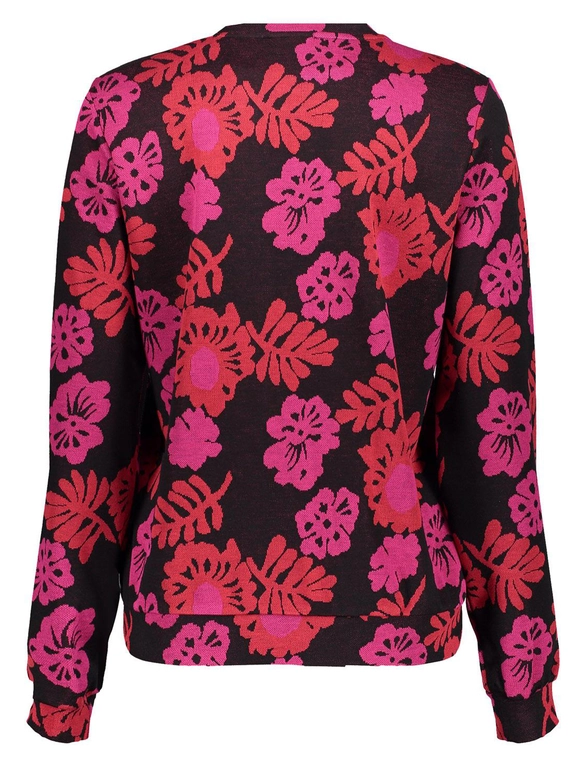 Geisha Top jacquard flowers 43890-70