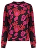 Geisha Top jacquard flowers 43890-70