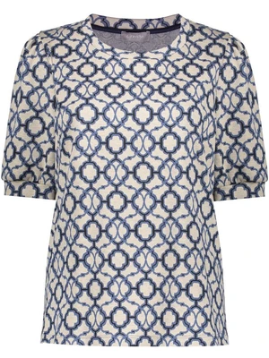 Geisha Top jaqcuard s/sl 53160-70