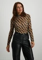 Geisha Top mesh aop 42530-14