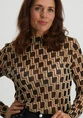 Geisha Top mesh aop 42530-14