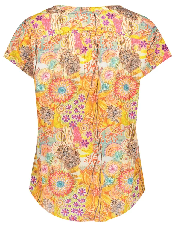 Geisha Top multi flowers 33057-81