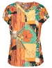 Geisha Top patch print 33355-81