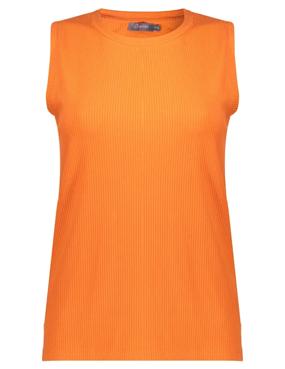 Geisha Top rib sleeveless 32108-41