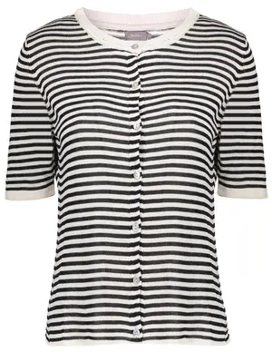 Geisha Vest stripe s/s 34346-70