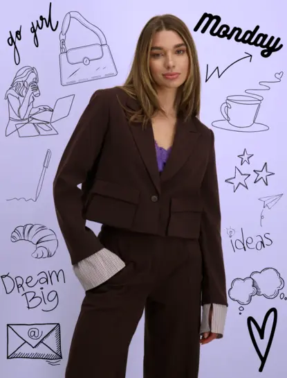 Harper & Yve Blazer Ivy DW24N203