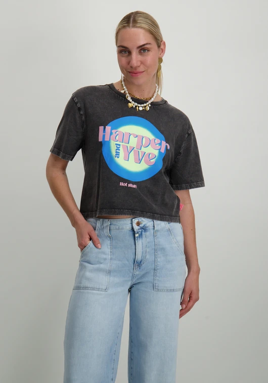 Harper & Yve HOTSTUFF T-SHRIT CROPPED SS25Y305