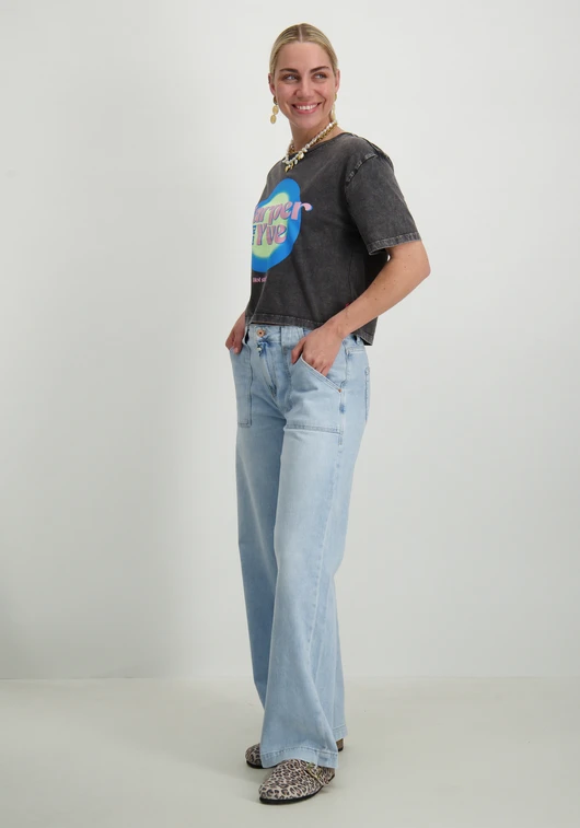 Harper & Yve HOTSTUFF T-SHRIT CROPPED SS25Y305