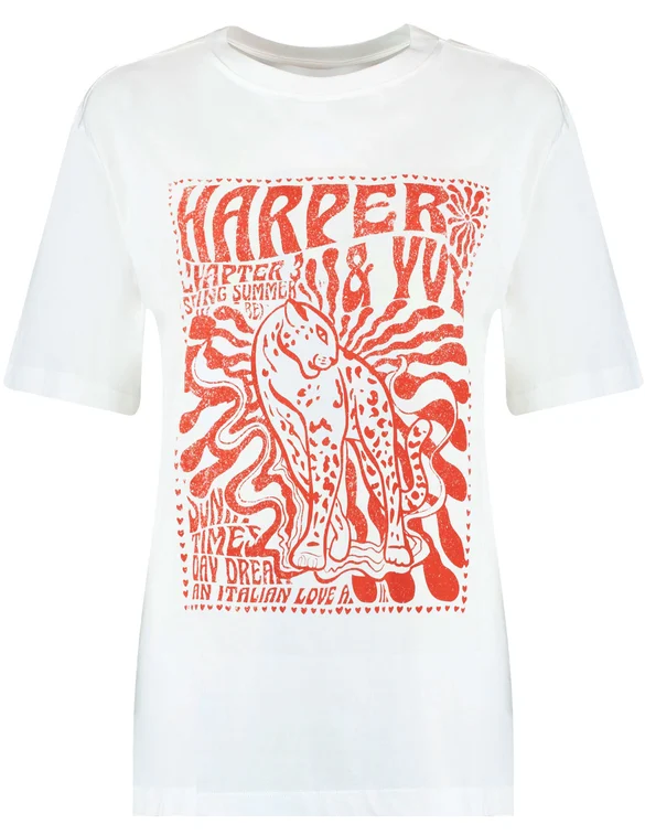 Harper & Yve LOVE T-SHIRT SS23F301