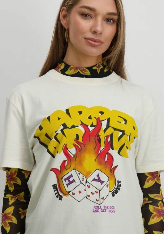 Harper & Yve ROLLTHEDICE T-SHIRT SS25Y302
