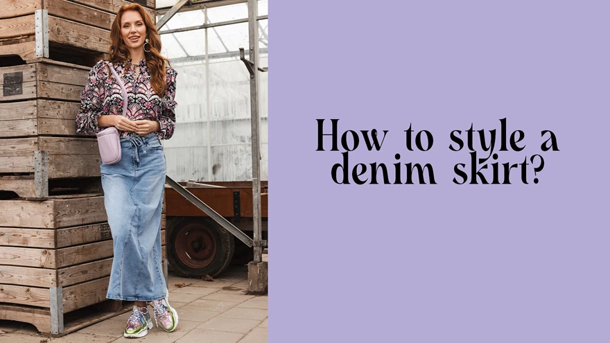 How to style a denim skirt