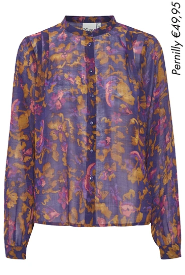 ICHI Banner Pernilly Blouse