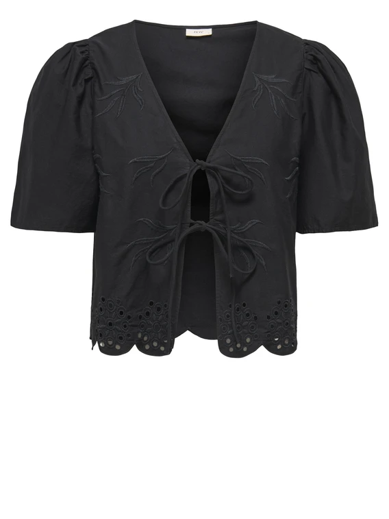 Jacqueline de Yong JDYALICE S/S TIE TOP WVN 15347558