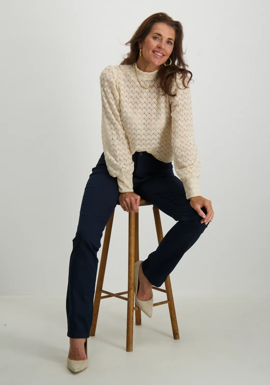 Jacqueline de Yong JDYAVERY L/S LACE TOP JRS NOOS 15268408