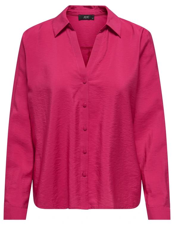 Jacqueline de Yong JDYCAMILLE L/S LOOSE V-NECK SHIRT W 15339012