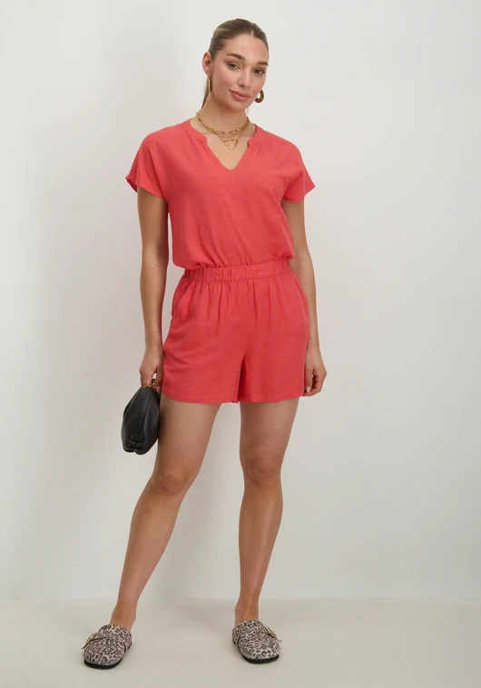 Jacqueline de Yong JDYCAYA LION LINEN S/S TOP WVN DIA 15346547
