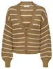 Jacqueline de Yong JDYELLEN L/S V-NECK STRIPE CARDIGAN 15328338